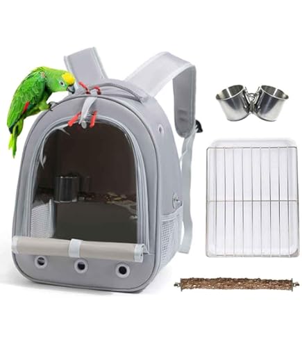 Amazon | インコキャリーリュック キャリーバッグ 持ち運び 鳥キャリー